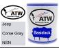 Preview: Jeep, Corse Gray, NSN: 1L Lackdose, von ATW Autoteile West.